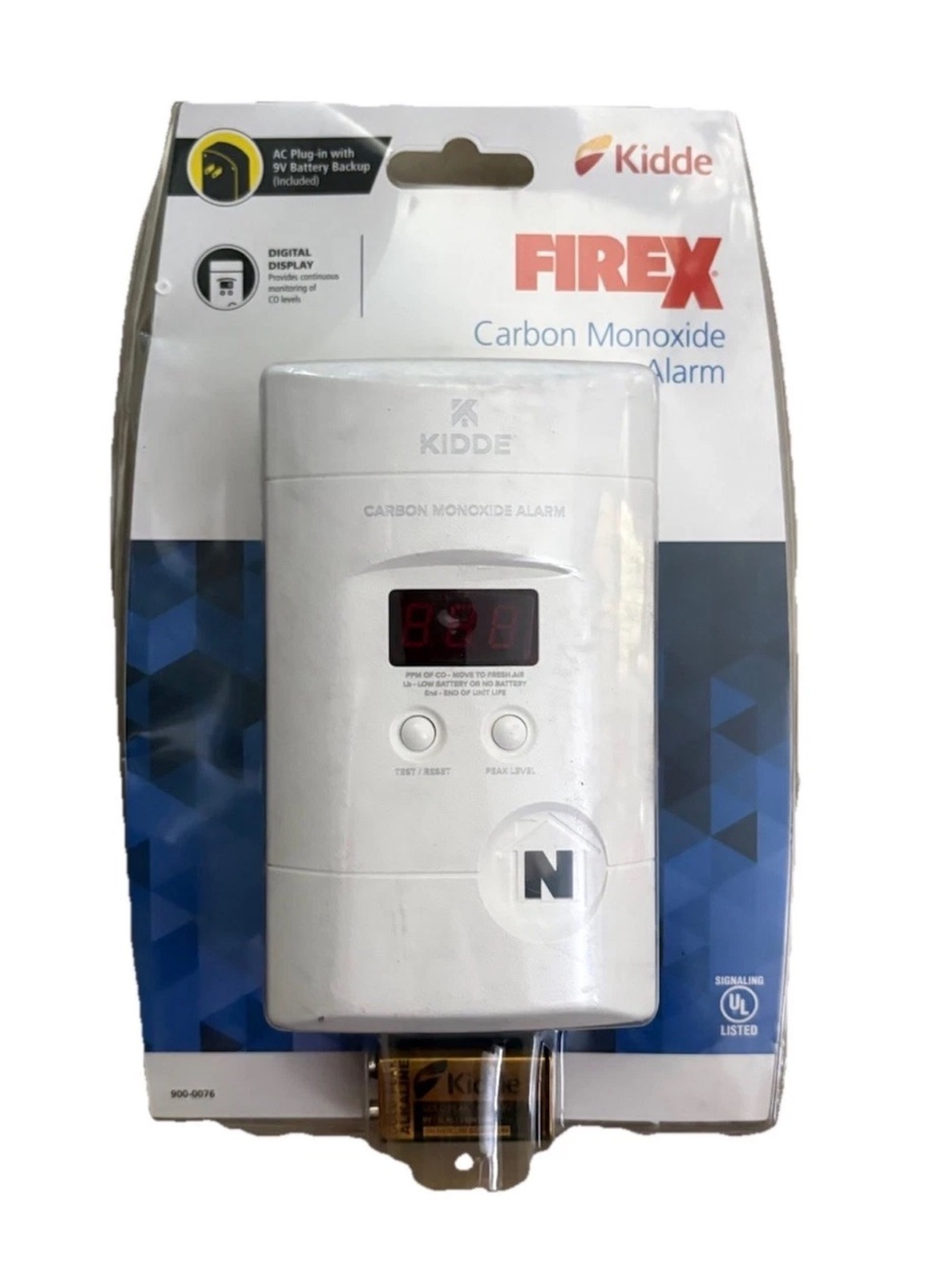 Kidde 900-007601 Carbon Monoxide Alarm w/ Digital Display KN-COPP-3 - White
